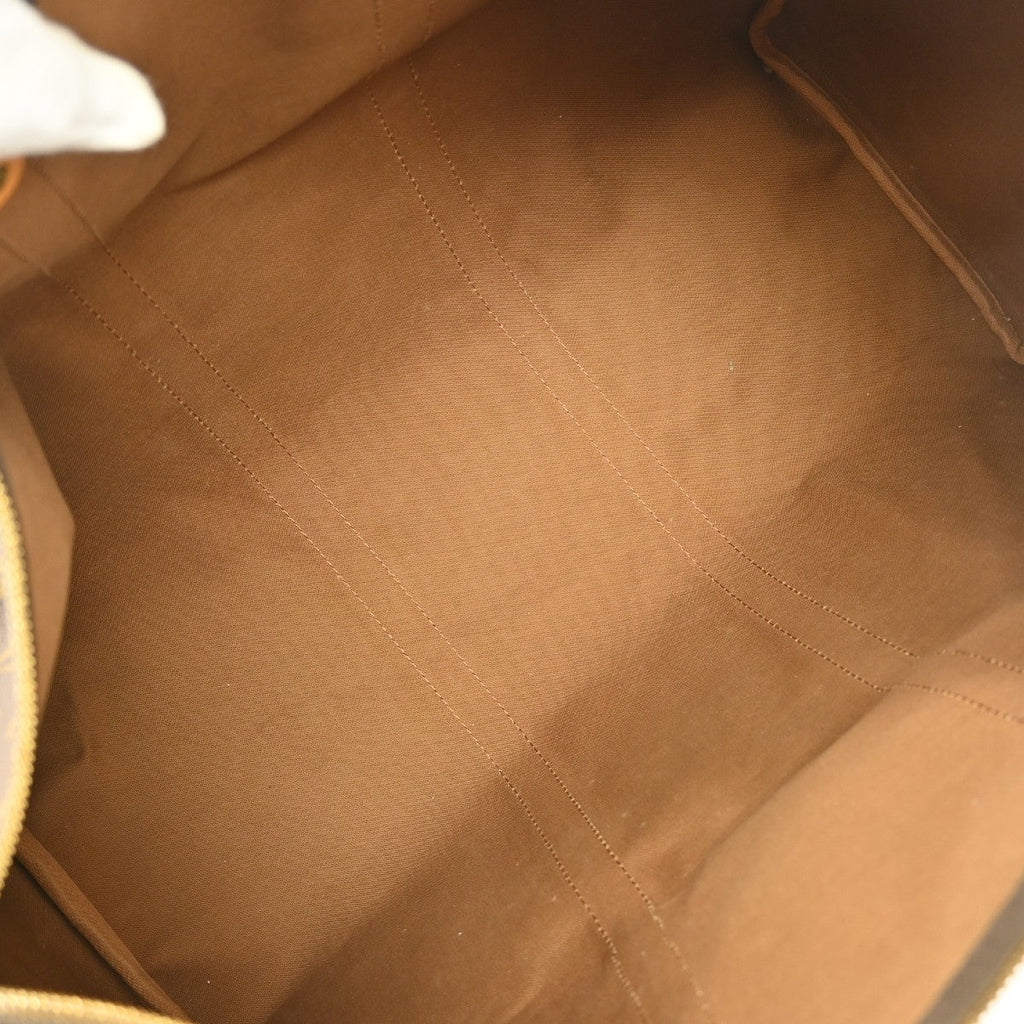 Louis Vuitton Keepall Bag Monogram Canvas Brown Canvas Travel Bag Bag (Pre-Owned)