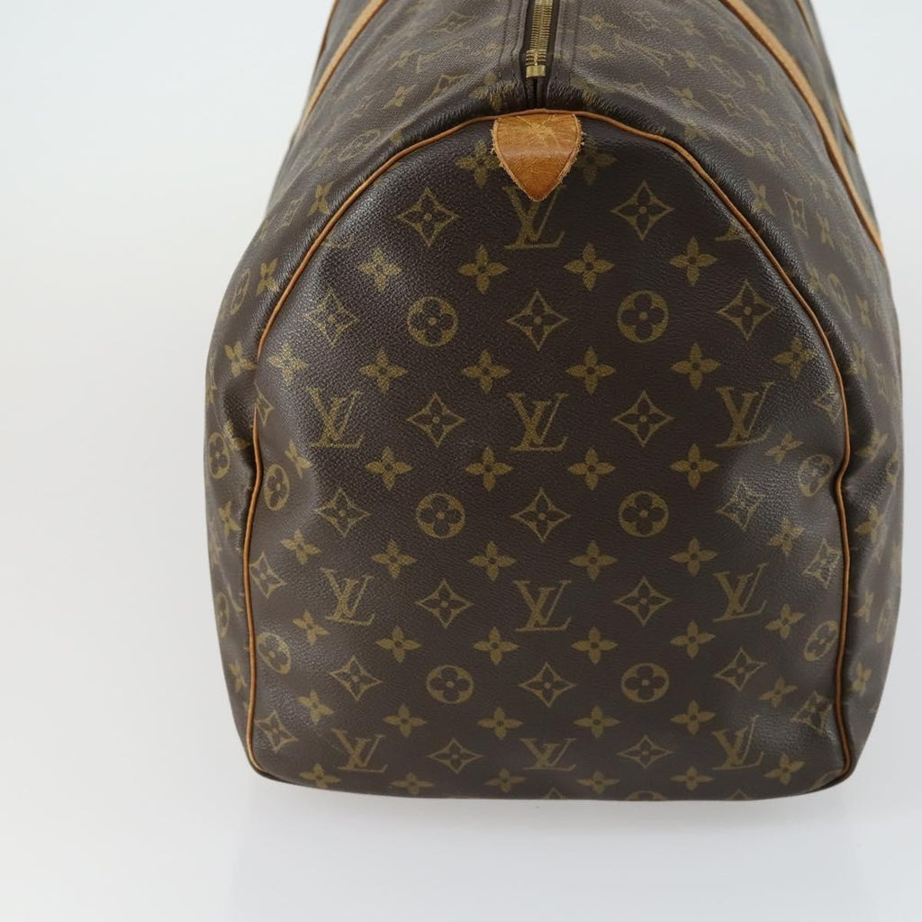 Louis Vuitton Keepall Bag Monogram Canvas Brown Canvas Travel Bag Bag (Pre-Owned)