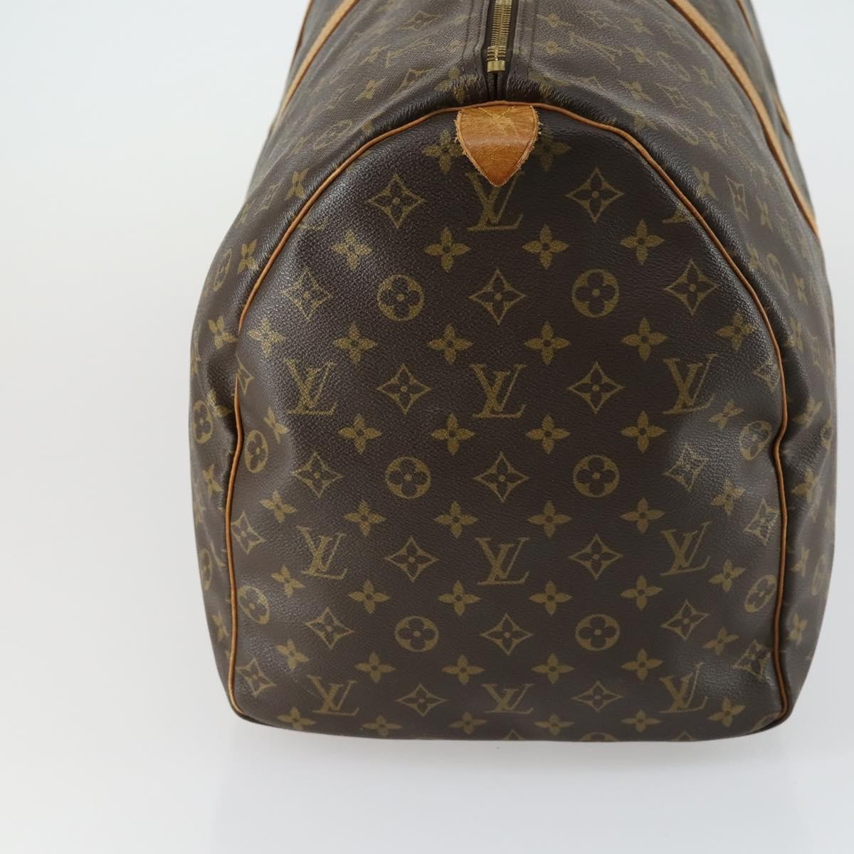 Louis Vuitton Keepall Bag Monogram Canvas Brown Canvas Travel Bag Bag (Pre-Owned)