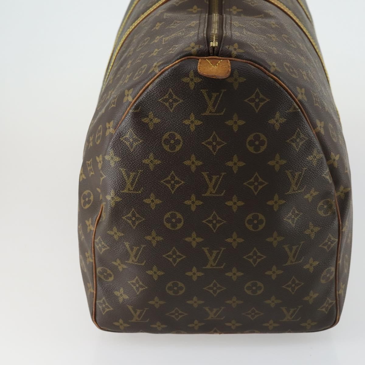Louis Vuitton Keepall Bag Monogram Canvas Brown Canvas Travel Bag Bag (Pre-Owned)