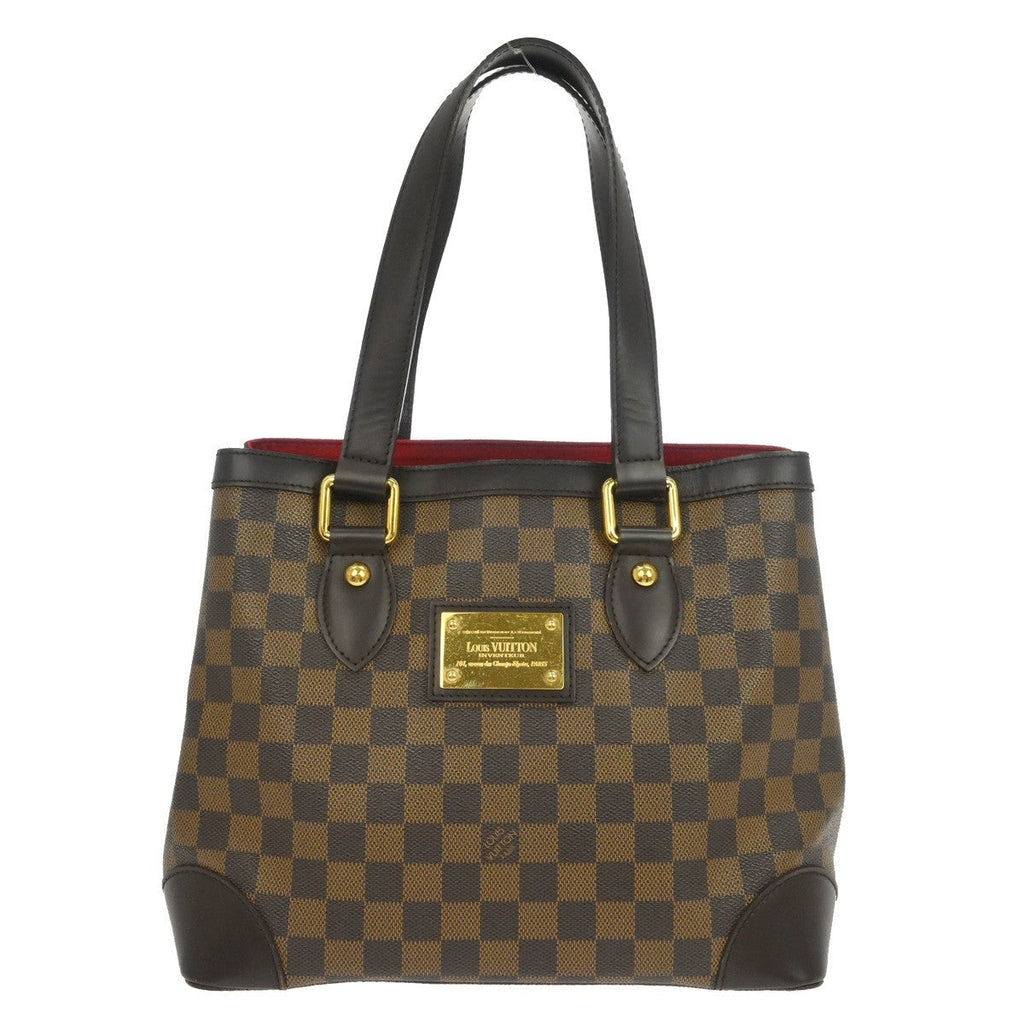 Louis Vuitton Hampstead Handbag Damier Brown Canvas Tote Bag Bag (Pre-Owned)