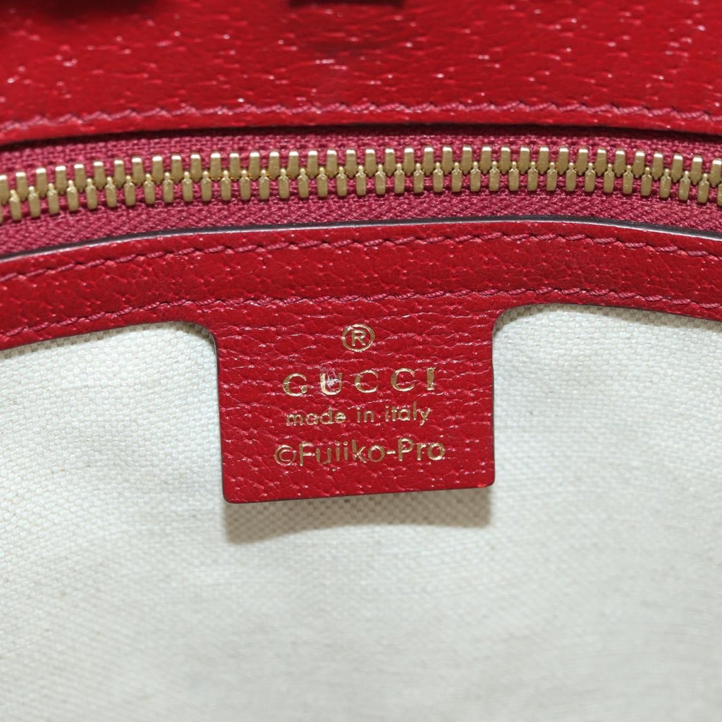 Gucci Doraemon Tote Printed Mini Gg Coated Canvas Beige Canvas Tote Bag Bag (Pre-Owned)