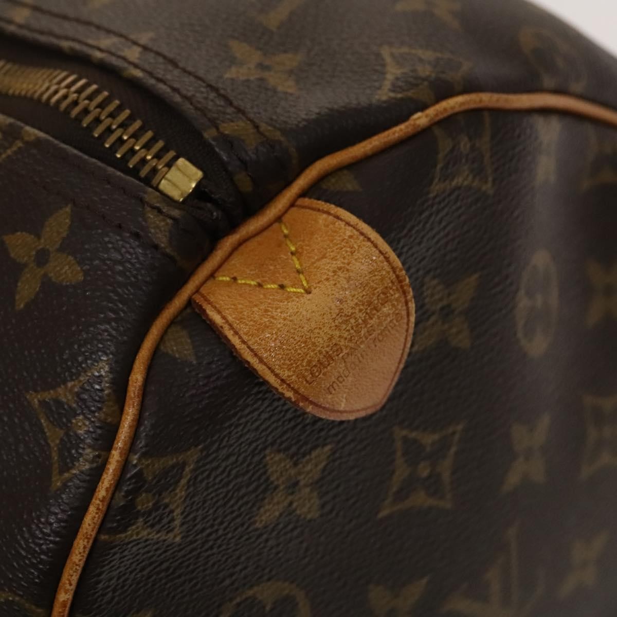 Louis Vuitton Keepall Bag Monogram Canvas Brown Canvas Travel Bag Bag (Pre-Owned)