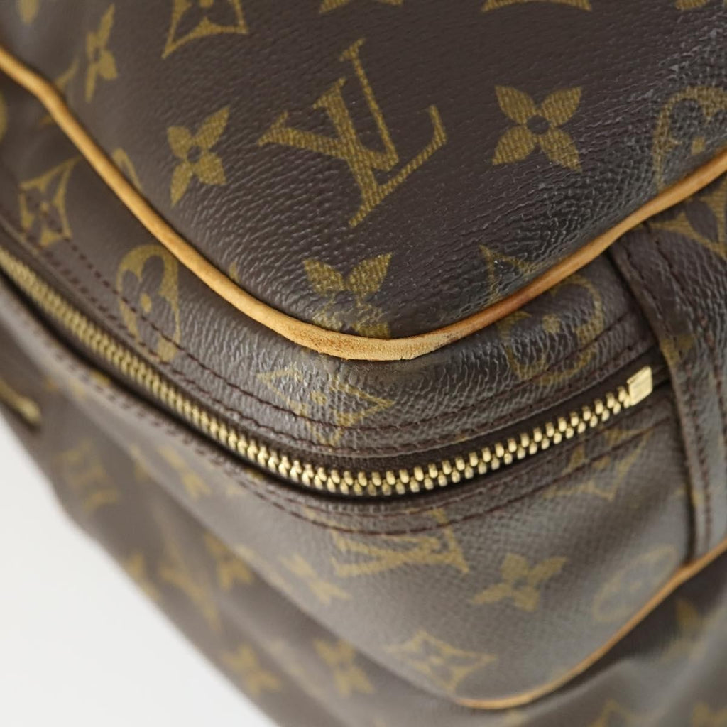 Louis Vuitton Alize Bag Monogram Canvas Brown Canvas Travel Bag Bag (Pre-Owned)