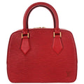 Louis Vuitton Sablons Handbag Epi Leather Red Leather Handbag (Pre-Owned)