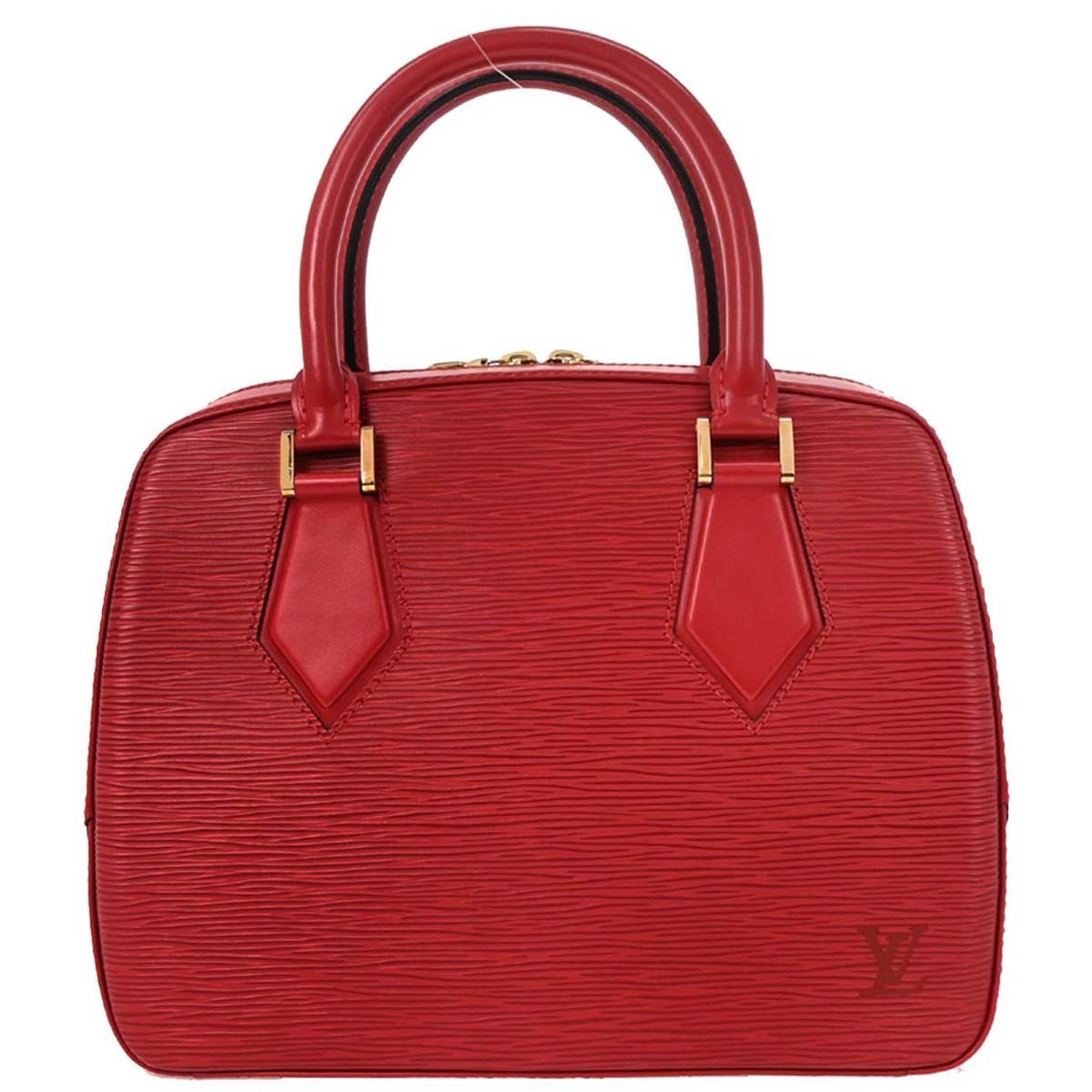 Louis Vuitton Sablons Handbag Epi Leather Red Leather Handbag (Pre-Owned)