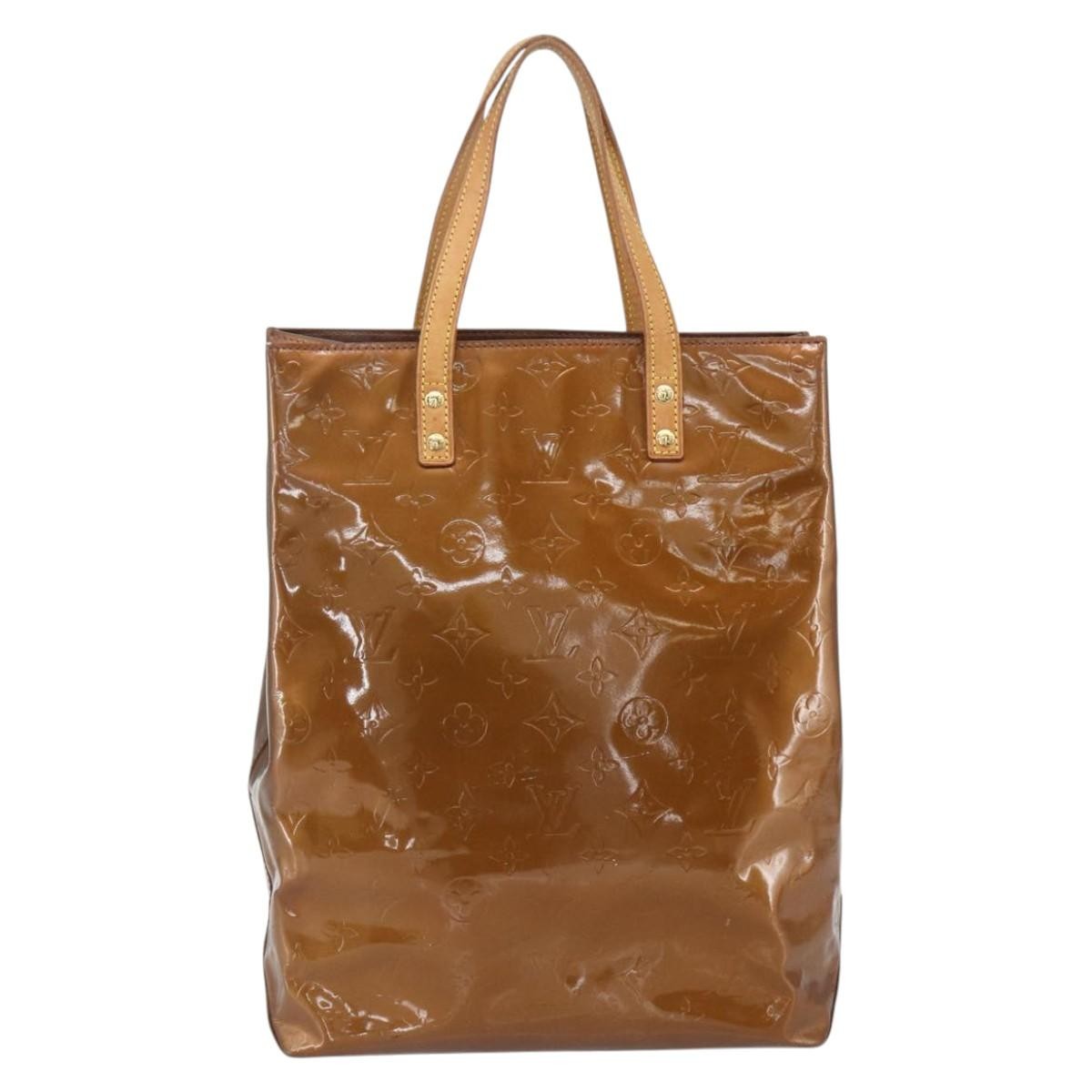 Louis Vuitton Reade Handbag Monogram Vernis Brown Patent_Leather Handbag (Pre-Owned)