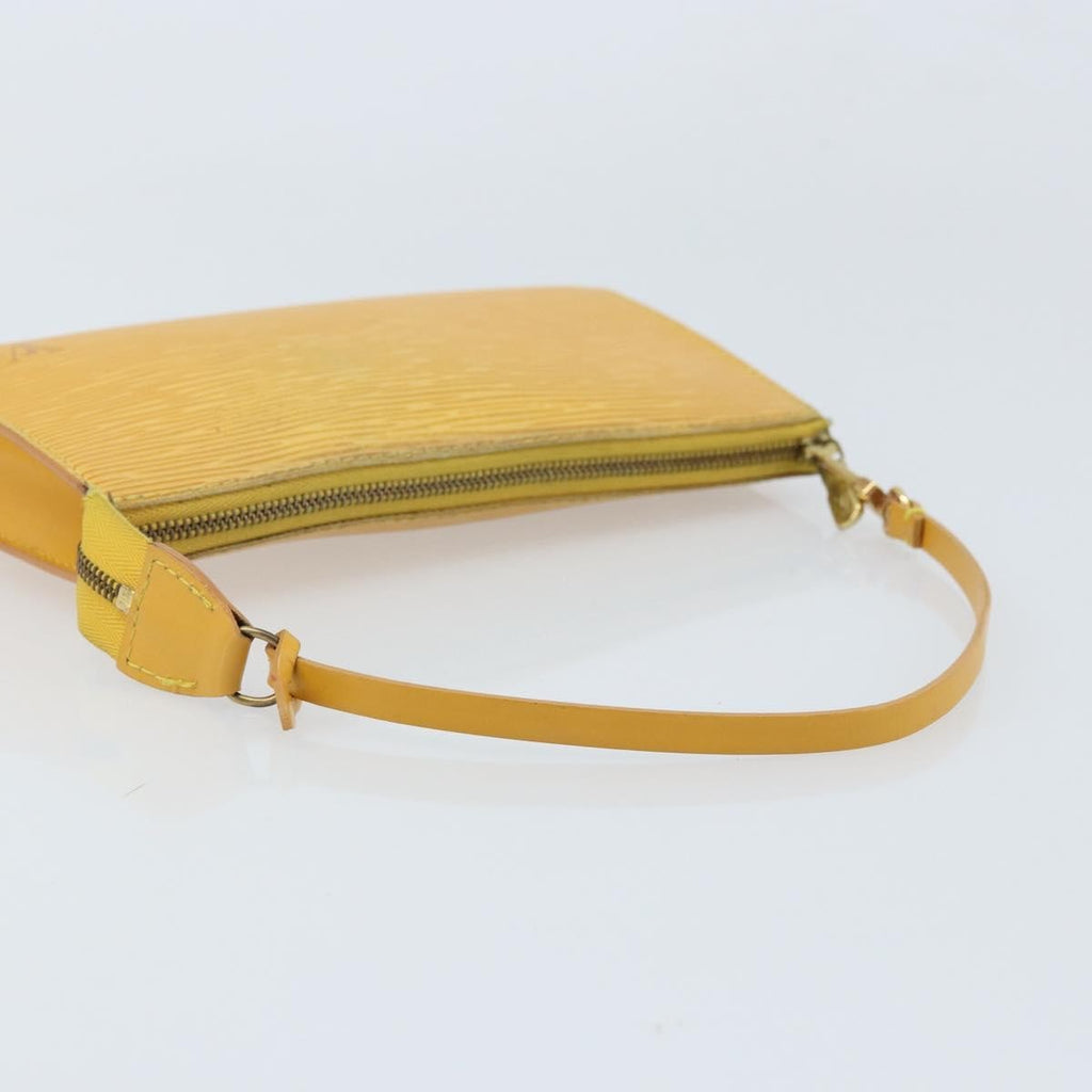 Louis Vuitton Pochette Accessoires Epi Leather Yellow Leather Clutche & Pouche Bag (Pre-Owned)