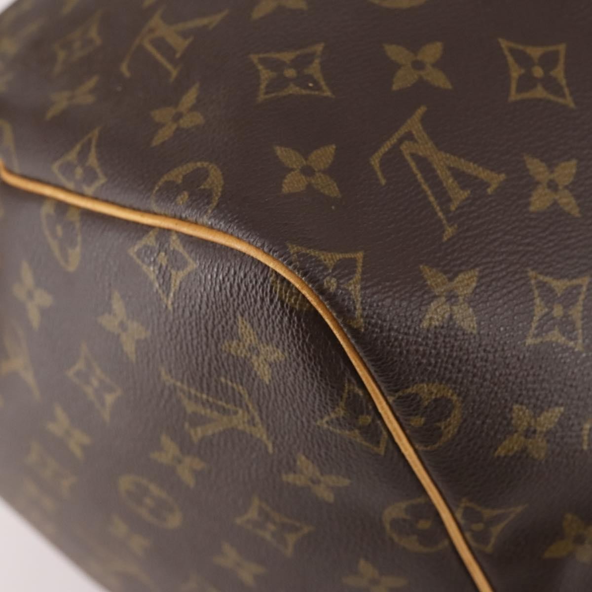 Louis Vuitton Keepall Bag Monogram Canvas Brown Canvas Travel Bag Bag (Pre-Owned)
