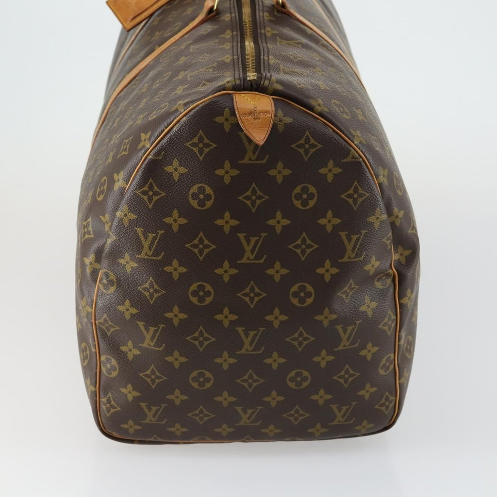 Louis Vuitton Keepall Bag Monogram Canvas Brown Canvas Travel Bag Bag (Pre-Owned)