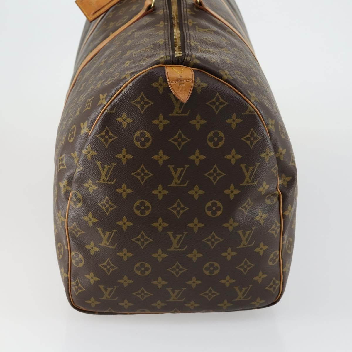 Louis Vuitton Keepall Bag Monogram Canvas Brown Canvas Travel Bag Bag (Pre-Owned)