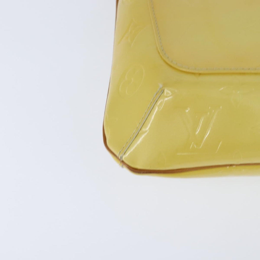 Louis Vuitton Thompson Street Handbag Monogram Vernis Yellow Patent_Leather Shoulder Bag Bag (Pre-Owned)