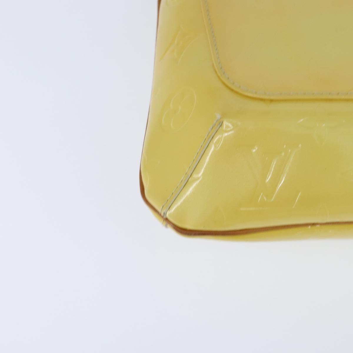 Louis Vuitton Thompson Street Handbag Monogram Vernis Yellow Patent_Leather Shoulder Bag Bag (Pre-Owned)