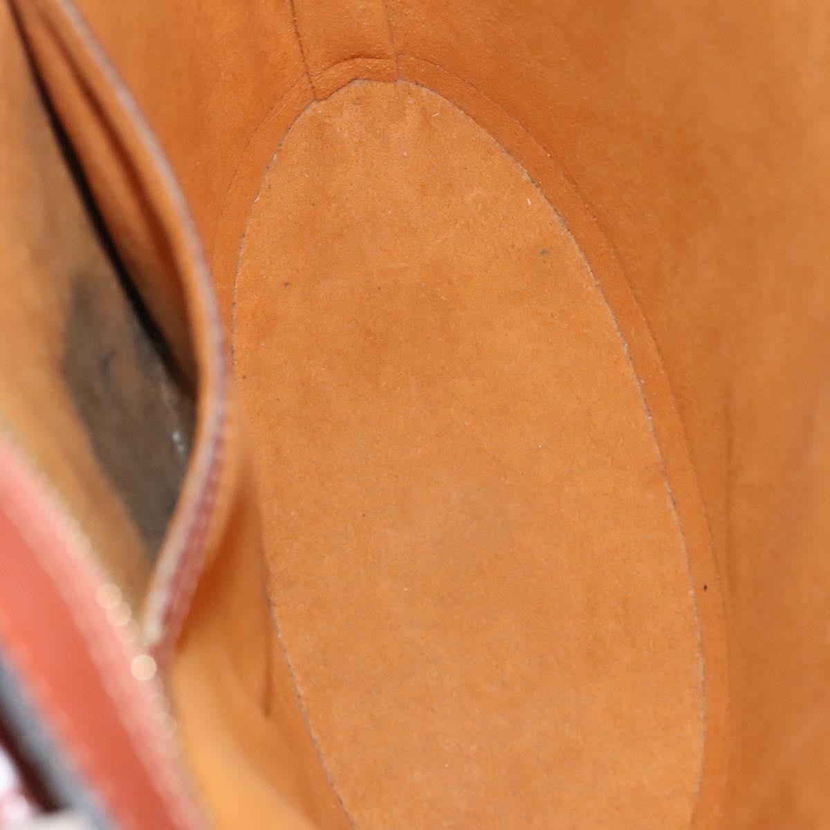 Louis Vuitton Saint Jacques Handbag Epi Leather Brown Leather Handbag (Pre-Owned)