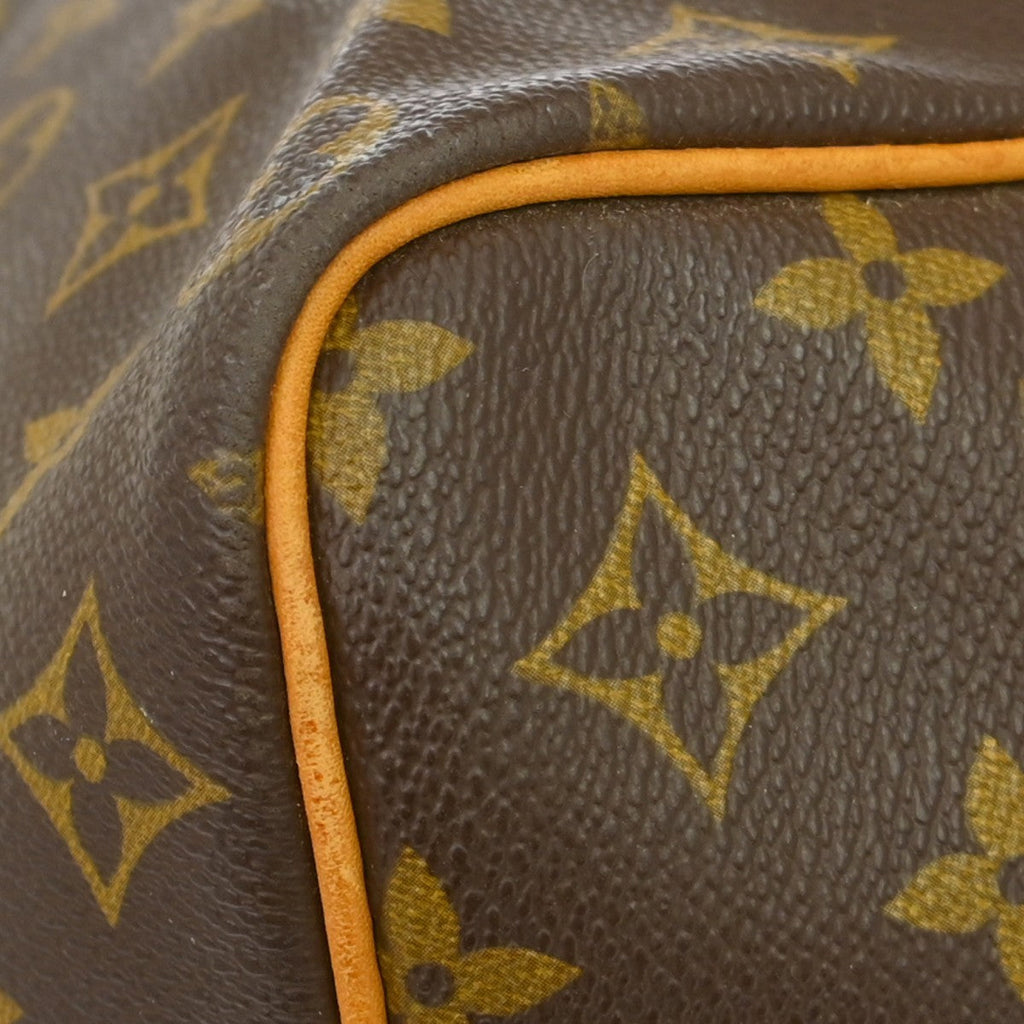 Louis Vuitton Keepall Bag Monogram Canvas Brown Canvas Travel Bag Bag (Pre-Owned)