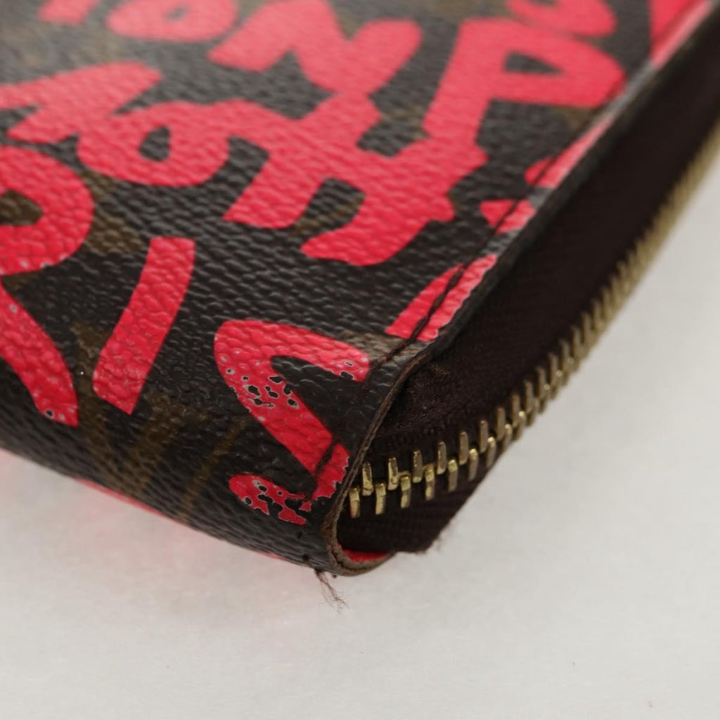 Louis Vuitton Zippy Wallet Canvas Pink Canvas Wallets Accessory (Pre-Owned)