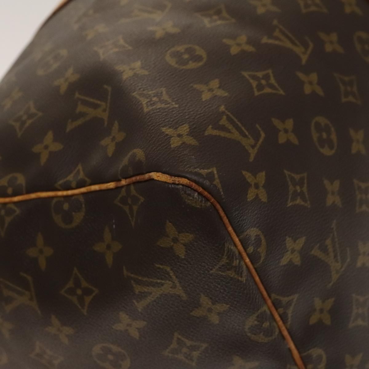 Louis Vuitton Keepall Bag Monogram Canvas Brown Canvas Travel Bag Bag (Pre-Owned)