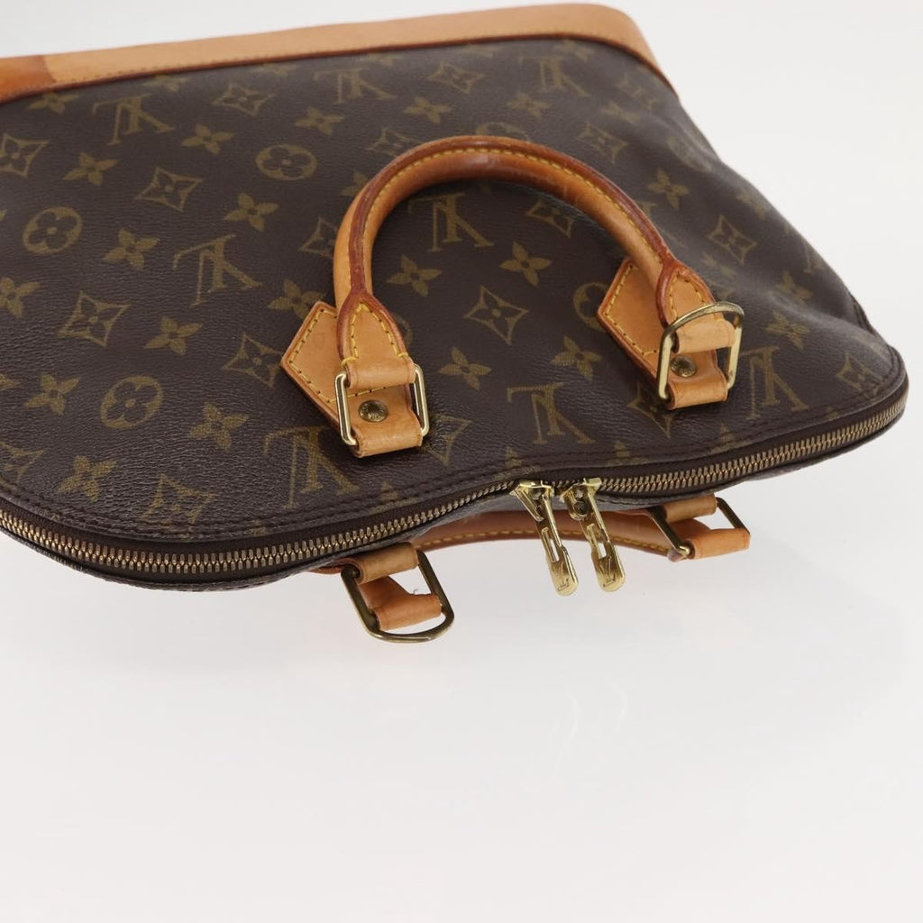 Louis Vuitton Alma Handbag Monogram Canvas Brown Canvas Handbag (Pre-Owned)