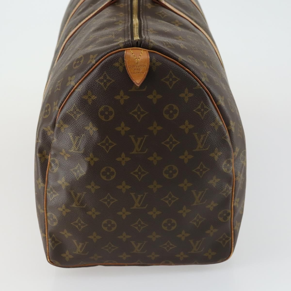 Louis Vuitton Keepall Bag Monogram Canvas Brown Canvas Travel Bag Bag (Pre-Owned)