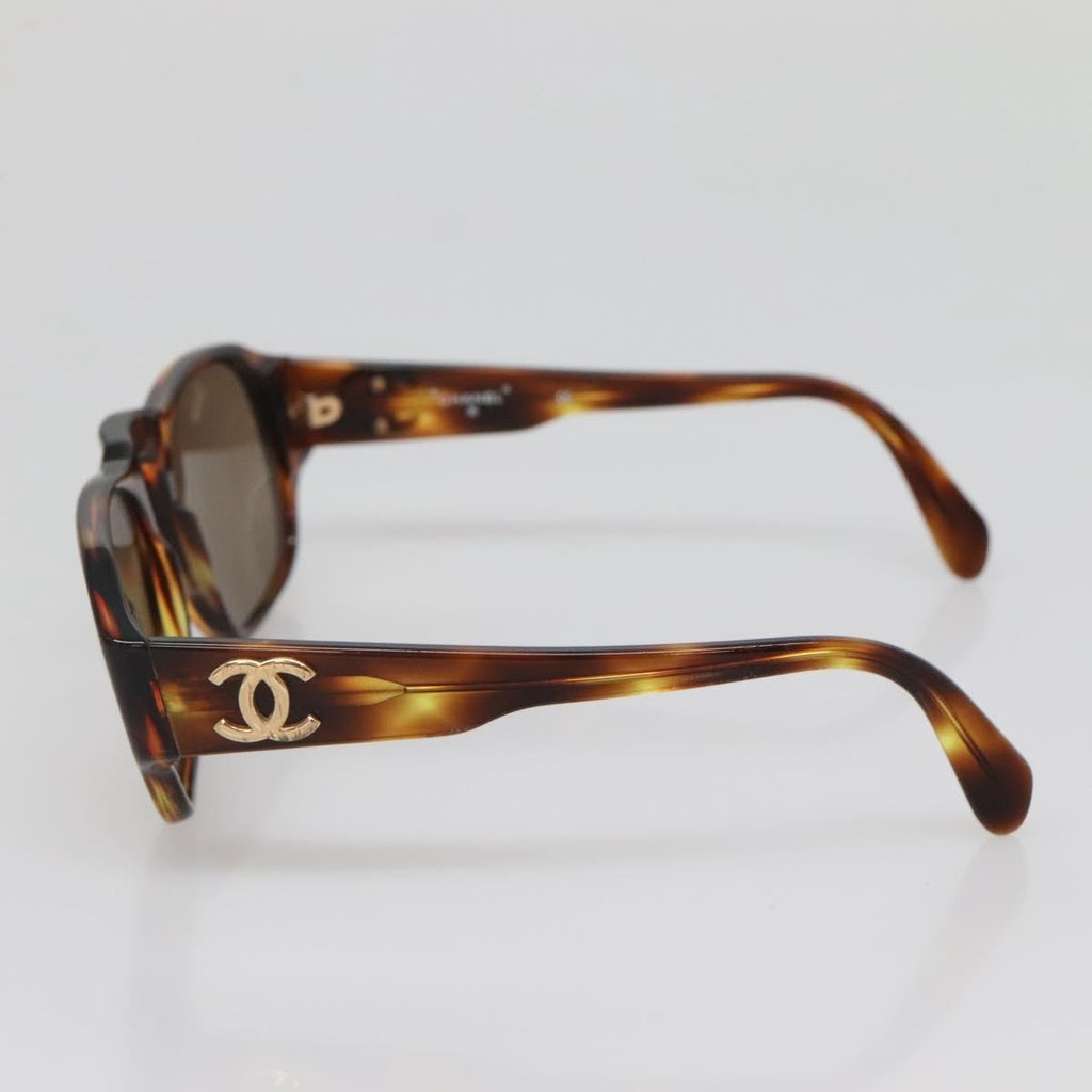 Chanel Logo Cc Sunglasses Plastic Brown Plastic Sunglasse Accessory (Pre-Owned)