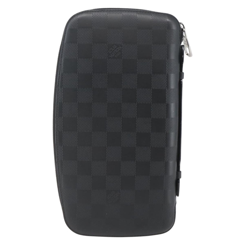 Louis Vuitton Organiser Atholl Leather Black Leather Bag (Pre-Owned)