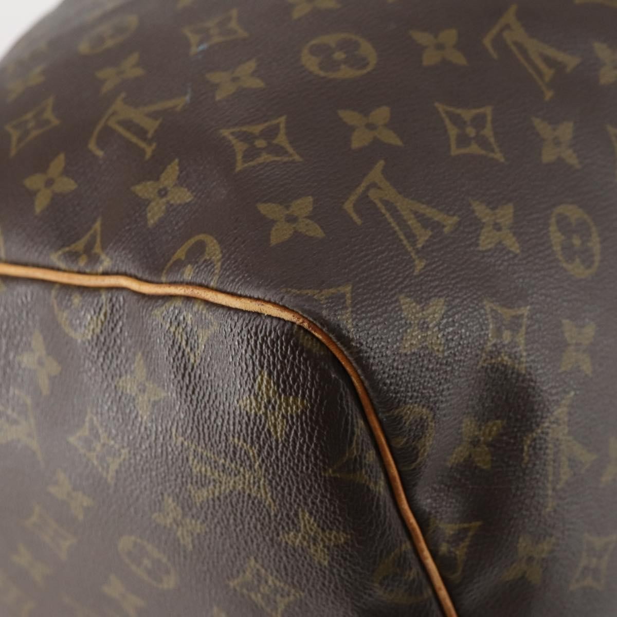 Louis Vuitton Keepall Bag Monogram Canvas Brown Canvas Travel Bag Bag (Pre-Owned)