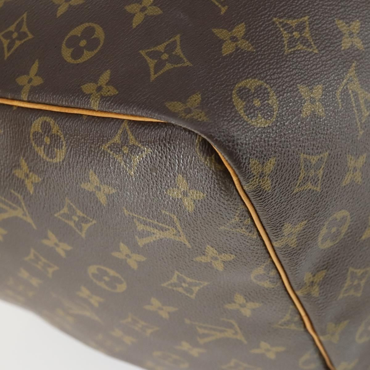 Louis Vuitton Keepall Bag Monogram Canvas Brown Canvas Travel Bag Bag (Pre-Owned)