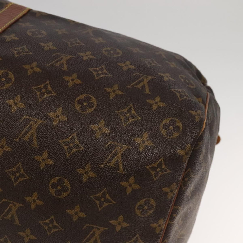Louis Vuitton Keepall Bag Monogram Canvas Brown Canvas Travel Bag Bag (Pre-Owned)