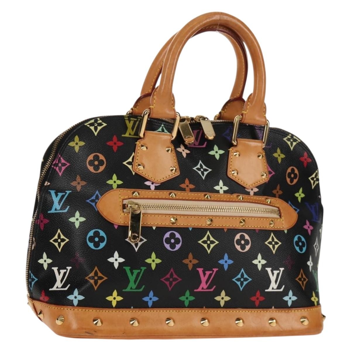 Louis Vuitton Alma Handbag Monogram Multicolor Multicolour Canvas Handbag (Pre-Owned)
