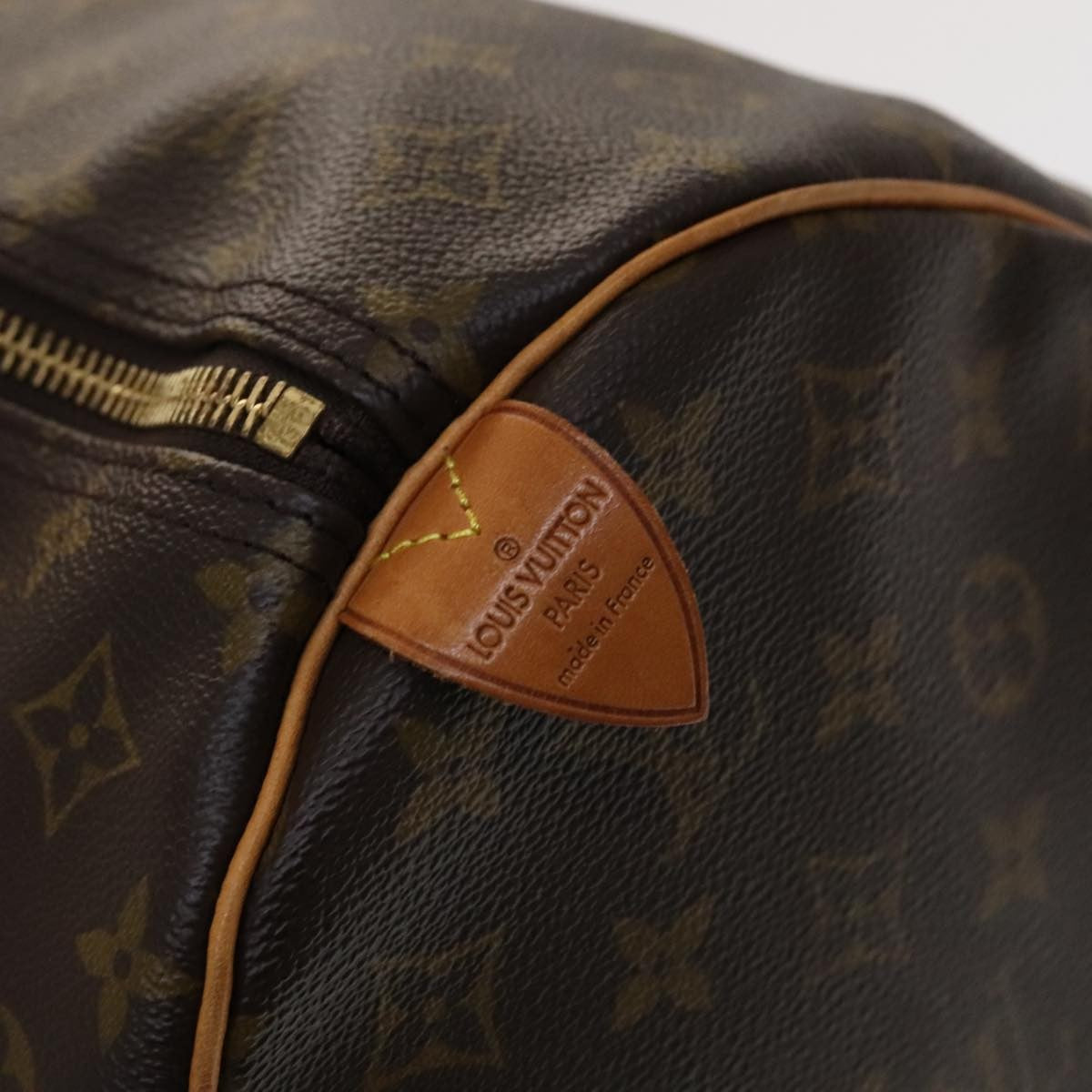 Louis Vuitton Keepall Bag Monogram Canvas Brown Canvas Travel Bag Bag (Pre-Owned)