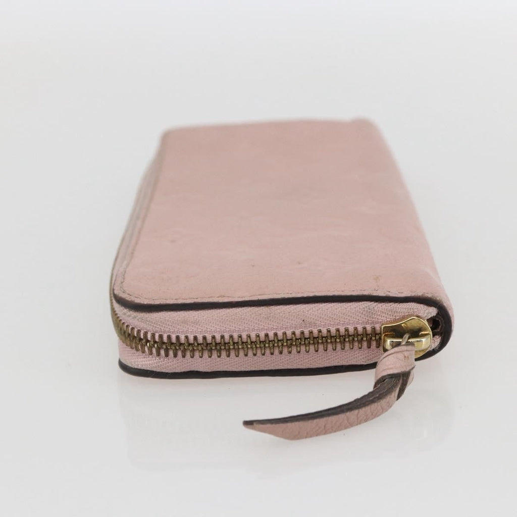 Louis Vuitton Clemence Wallet Monogram Empreinte Leather Pink Leather Wallets Accessory (Pre-Owned)
