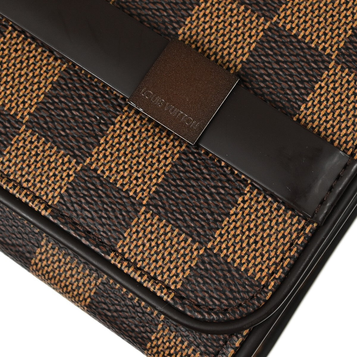 Louis Vuitton Tribeca Handbag Damier Brown Canvas Handbag (Pre-Owned)