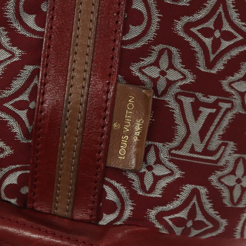 Louis Vuitton Aviator Handbag Limited Edition Monogram Jacquard Burgundy Canvas Handbag (Pre-Owned)