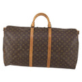 Louis Vuitton Keepall Bandouliere Bag Monogram Canvas Brown Canvas Travel Bag Bag (Pre-Owned)