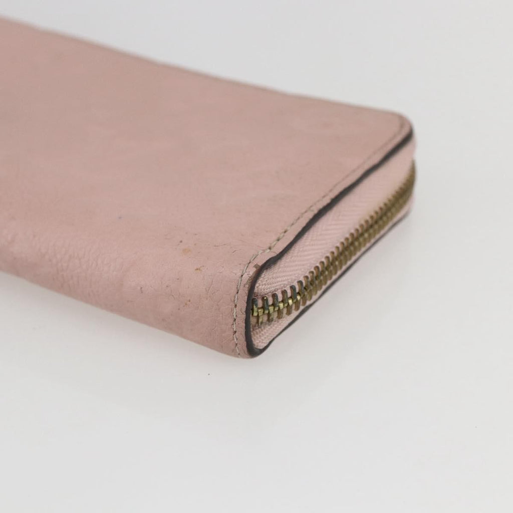 Louis Vuitton Clemence Wallet Monogram Empreinte Leather Pink Leather Wallets Accessory (Pre-Owned)