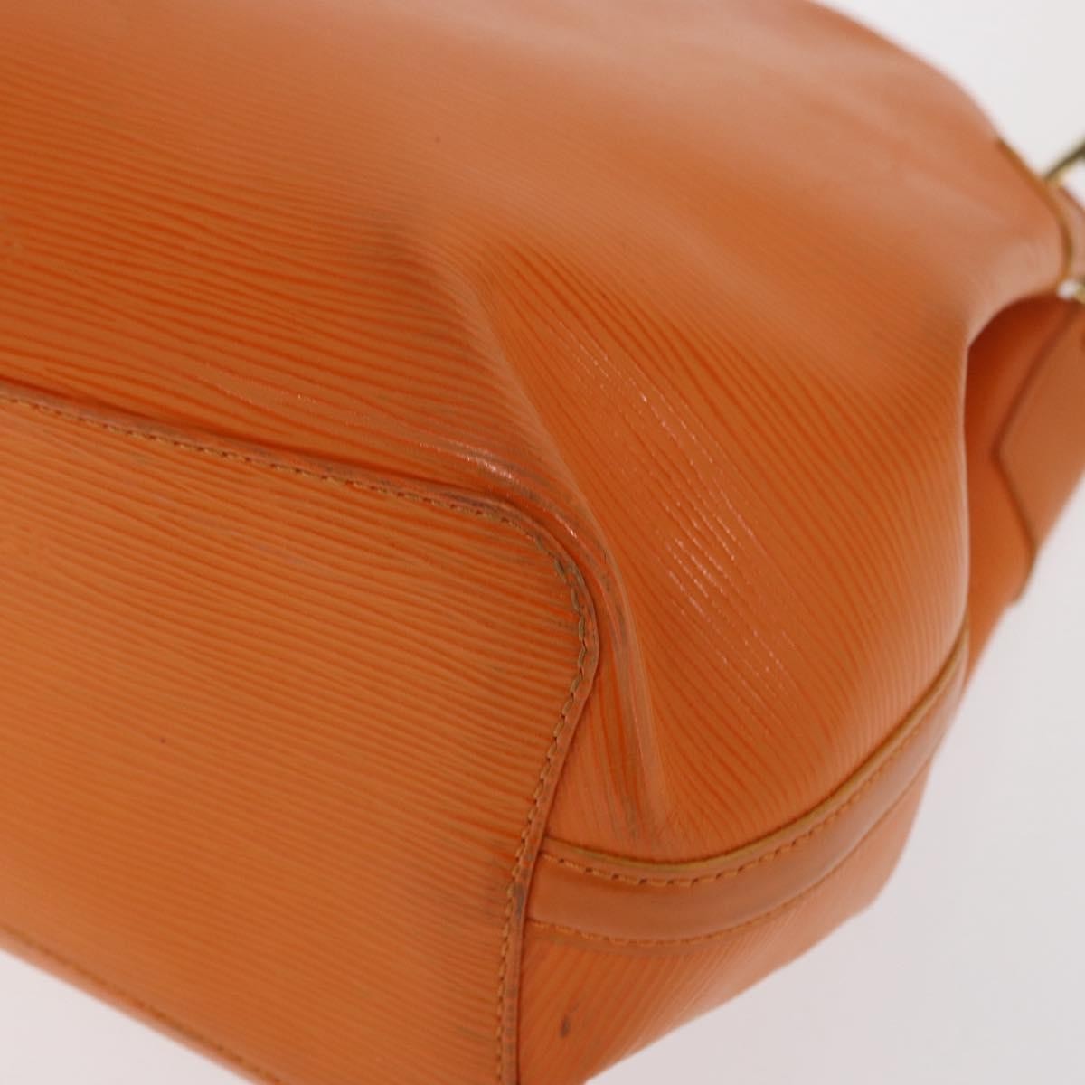 Louis Vuitton Mandara Handbag Epi Leather Orange Leather Shoulder Bag Bag (Pre-Owned)