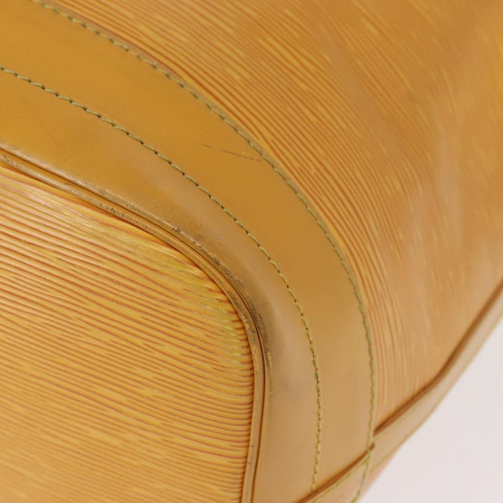Louis Vuitton Noe Handbag Epi Leather Yellow Leather Shoulder Bag Bag (Pre-Owned)