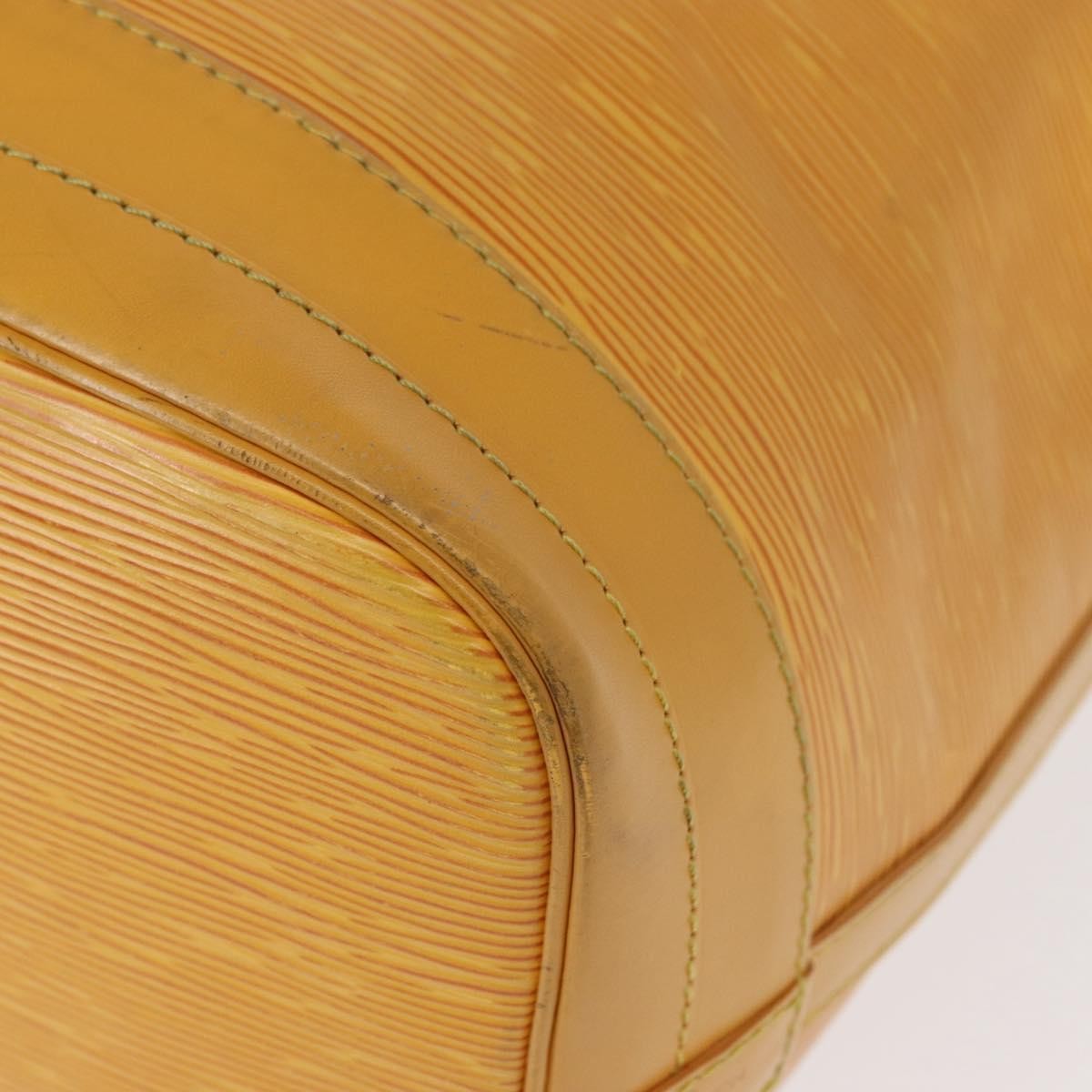 Louis Vuitton Noe Handbag Epi Leather Yellow Leather Shoulder Bag Bag (Pre-Owned)