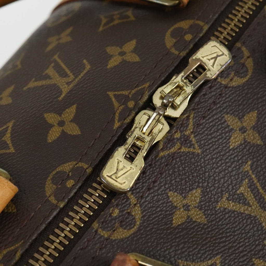 Louis Vuitton Keepall Bag Monogram Canvas Brown Canvas Travel Bag Bag (Pre-Owned)