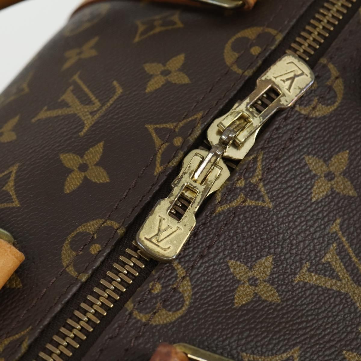 Louis Vuitton Keepall Bag Monogram Canvas Brown Canvas Travel Bag Bag (Pre-Owned)
