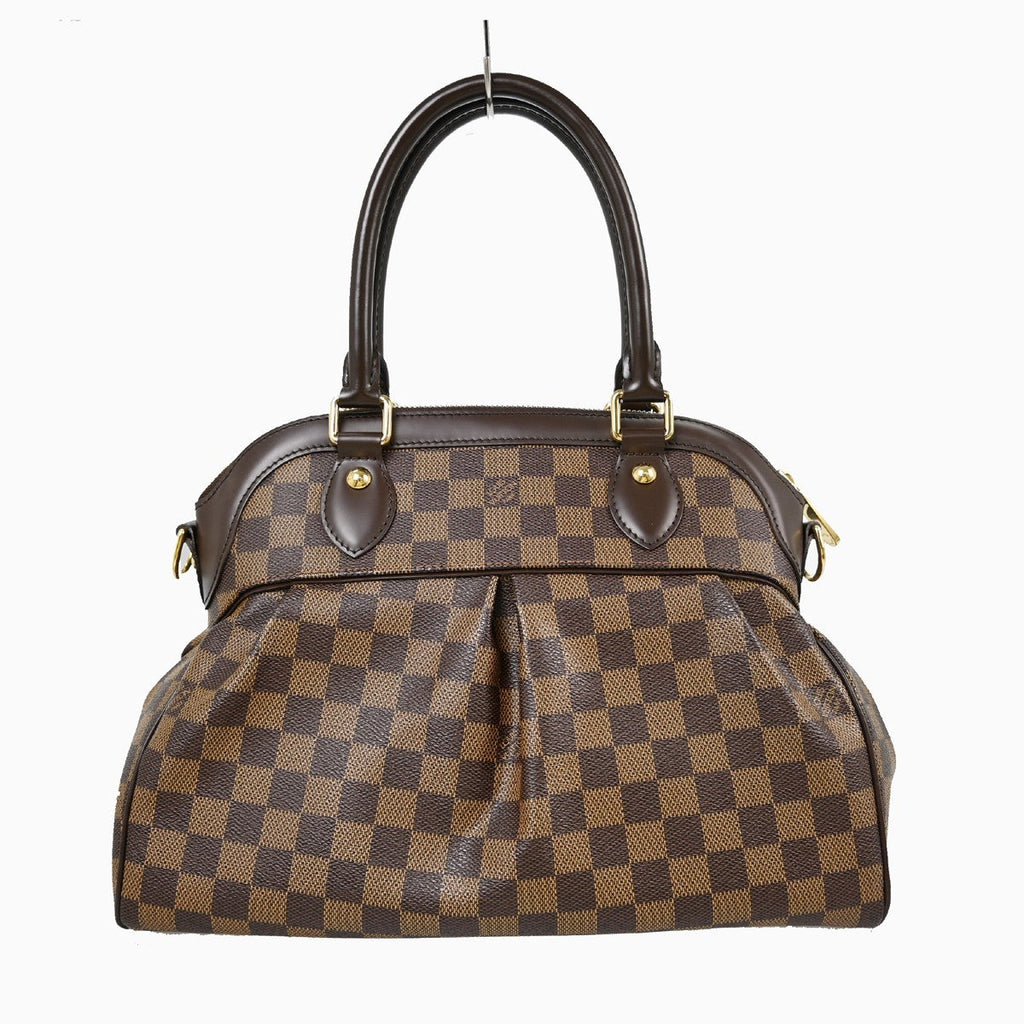 Louis Vuitton Trevi Handbag Damier Brown Canvas Handbag (Pre-Owned)