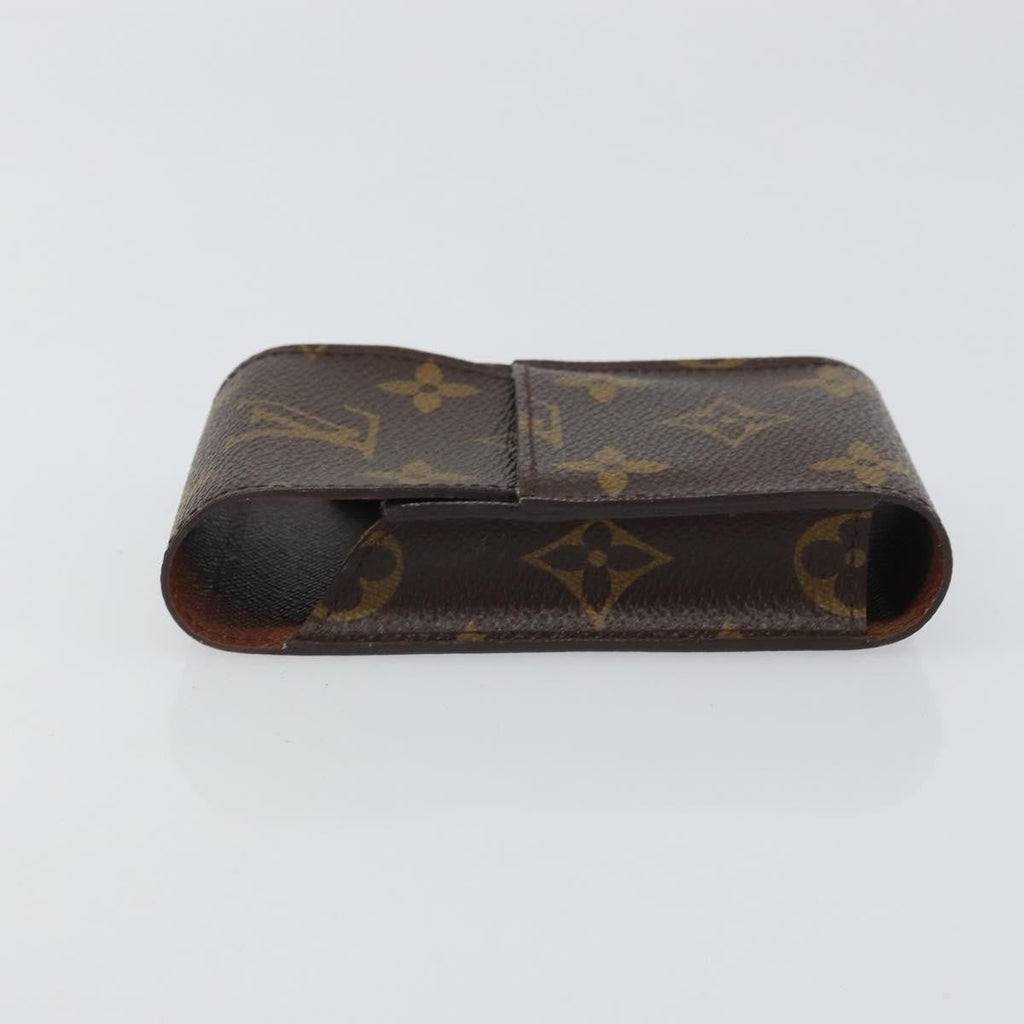 Louis Vuitton Etui Cigarette Case Monogram Canvas Brown Canvas Wallets Accessory (Pre-Owned)