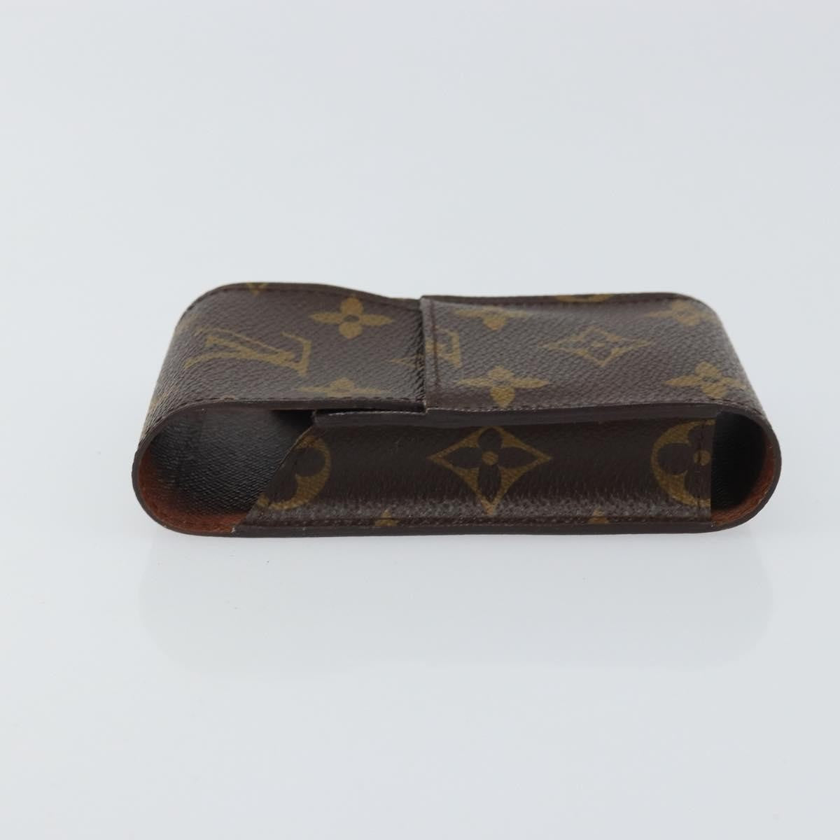 Louis Vuitton Etui Cigarette Case Monogram Canvas Brown Canvas Wallets Accessory (Pre-Owned)