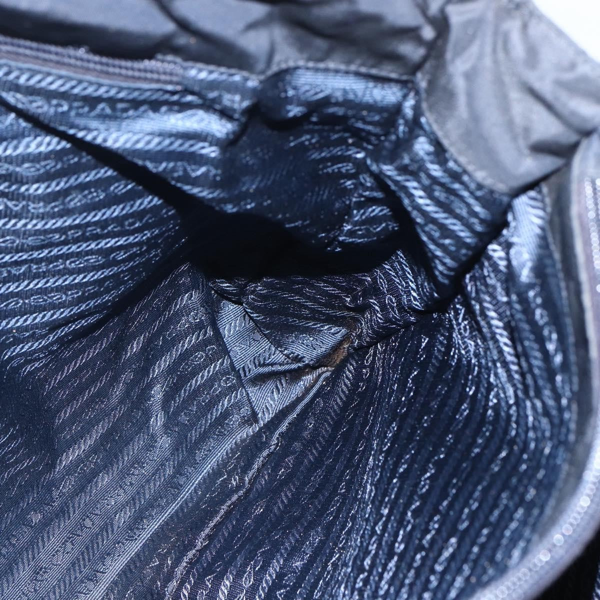 Prada Vintage Shoulder Bag Tessuto Black Nylon Shoulder Bag Bag (Pre-Owned)