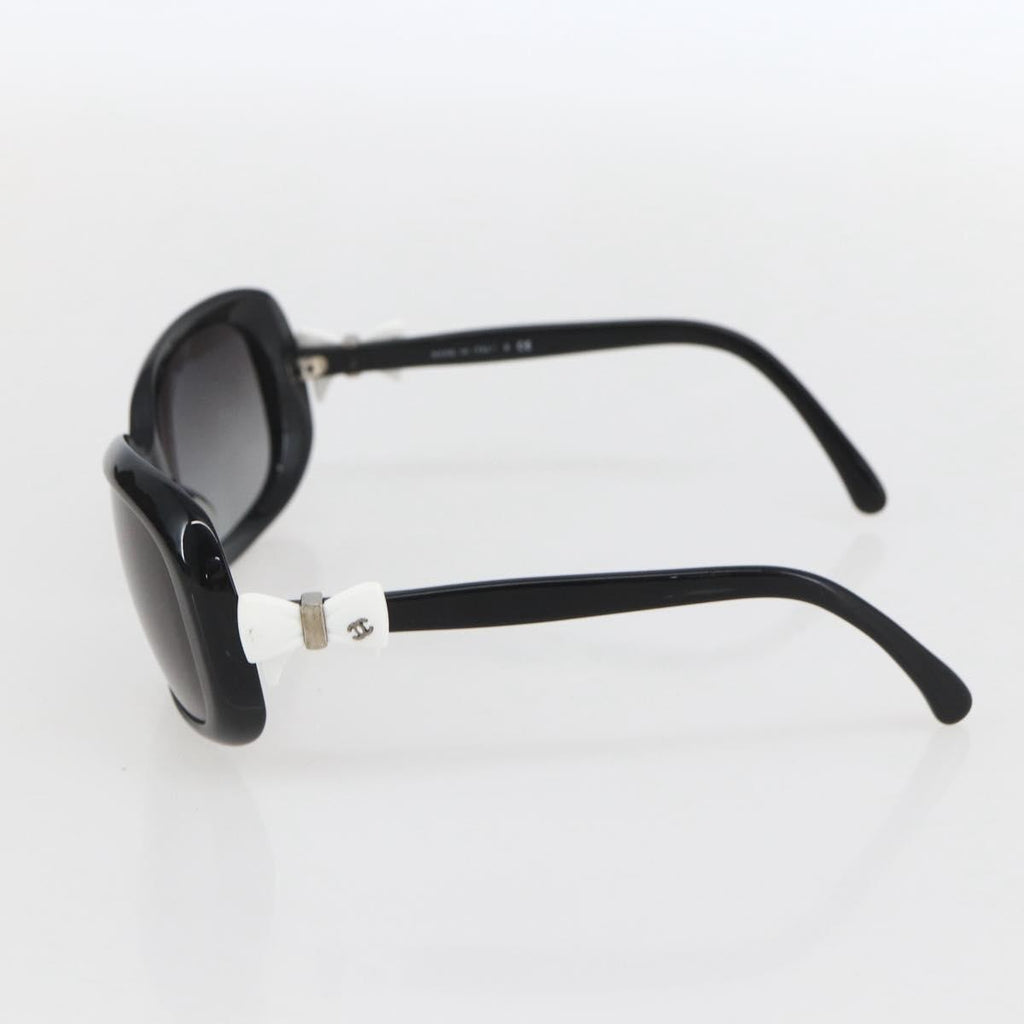 Chanel Logo Cc Sunglasses Plastic Black Plastic Sunglasse Accessory (Pre-Owned)