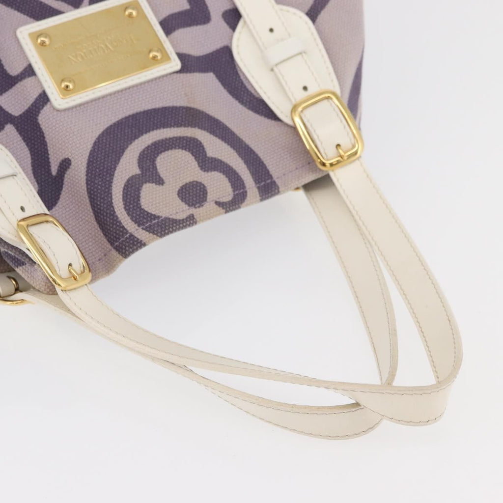 Louis Vuitton Tahitienne Cabas Canvas Purple Canvas Tote Bag Bag (Pre-Owned)
