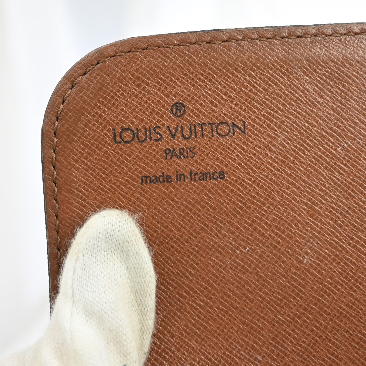 Louis Vuitton Cartouchiere Handbag Monogram Canvas Brown Canvas Shoulder Bag Bag (Pre-Owned)