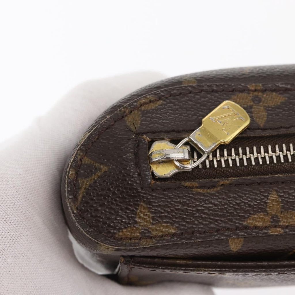 Louis Vuitton Geronimos Waist Bag Monogram Canvas Brown Canvas Shoulder Bag Bag (Pre-Owned)