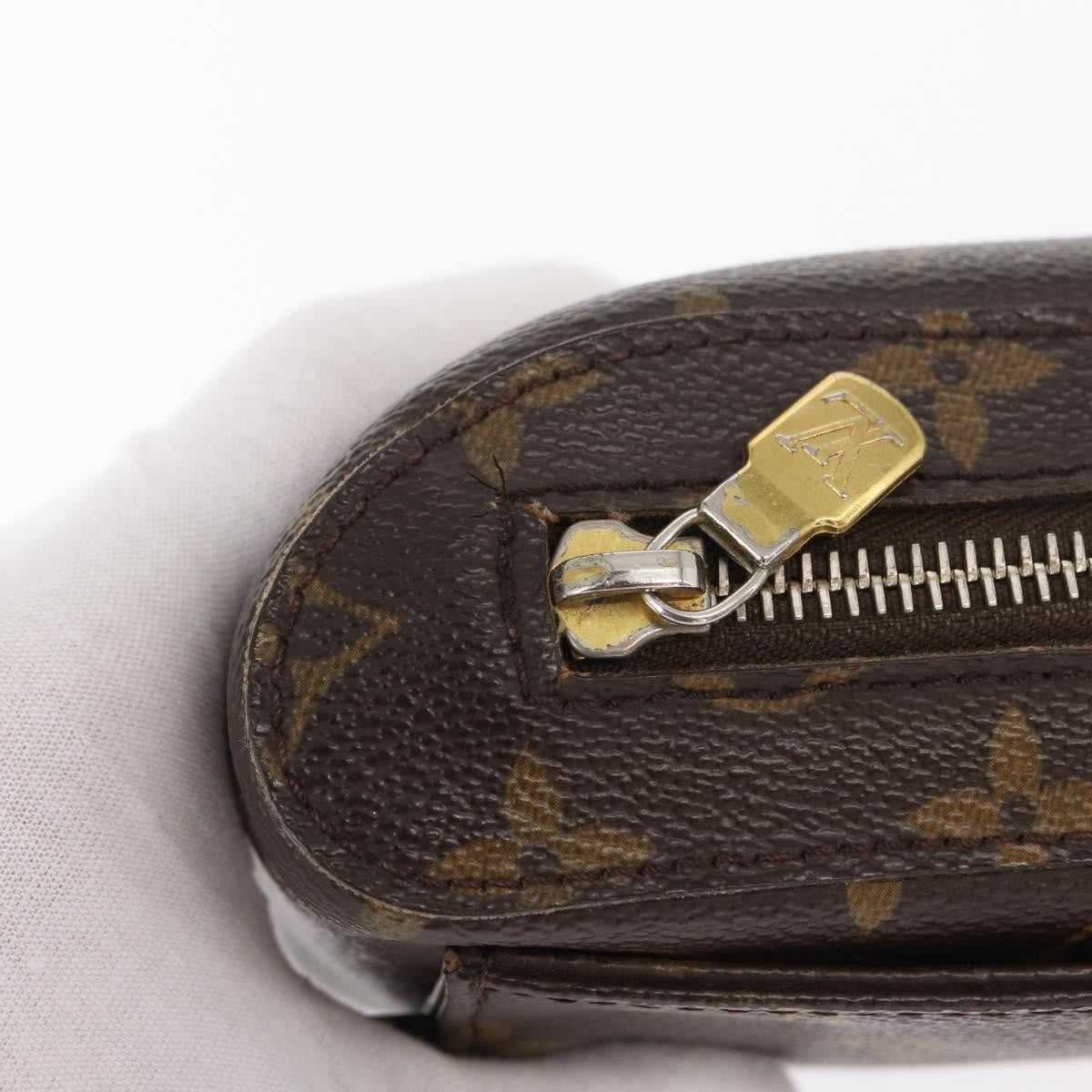 Louis Vuitton Geronimos Waist Bag Monogram Canvas Brown Canvas Shoulder Bag Bag (Pre-Owned)