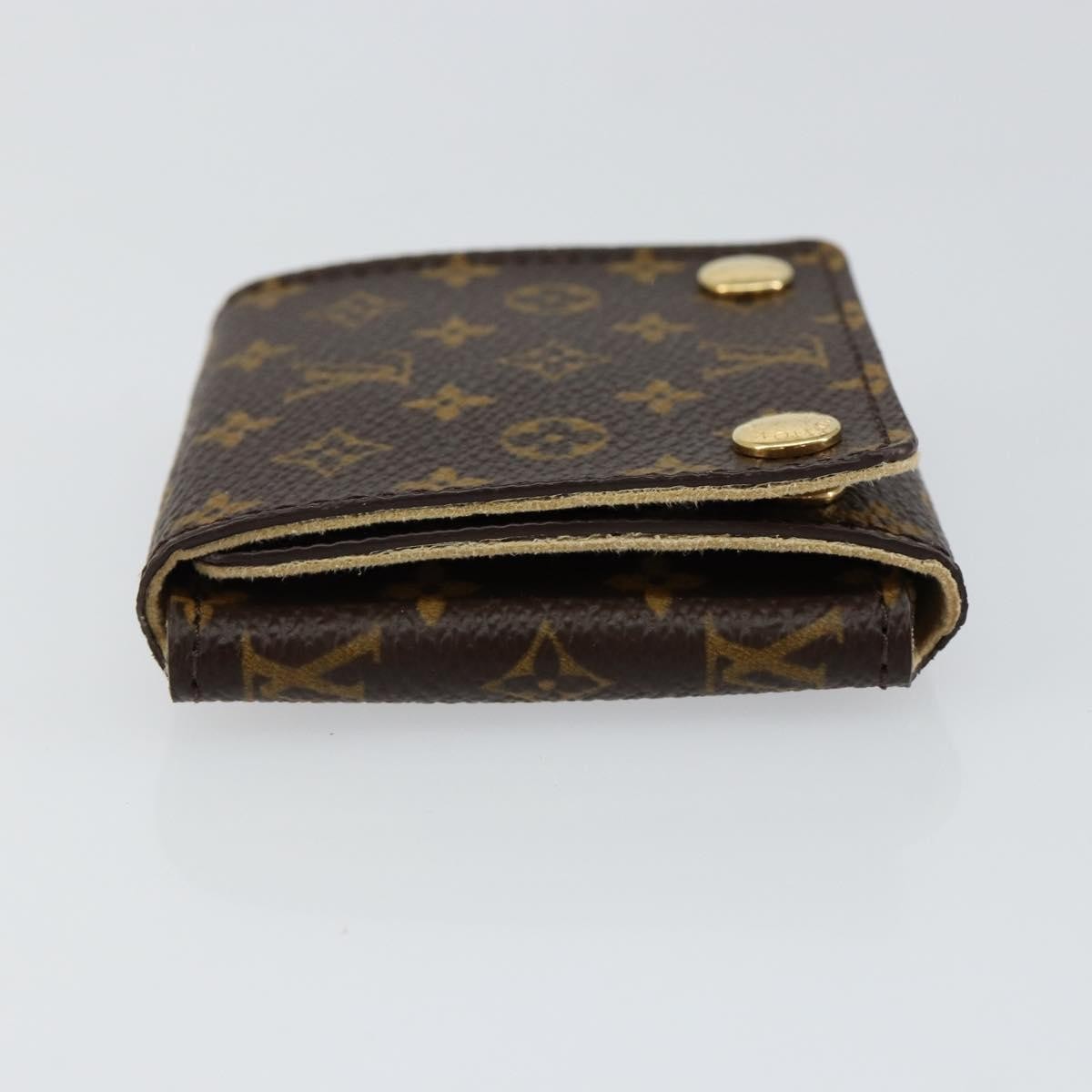 Louis Vuitton Case Jewelry Box Canvas Brown Canvas Wallets Accessory (Pre-Owned)